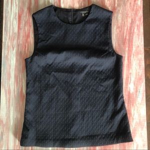 Theory Top Dark Navy Blue Size SP EUC worn once